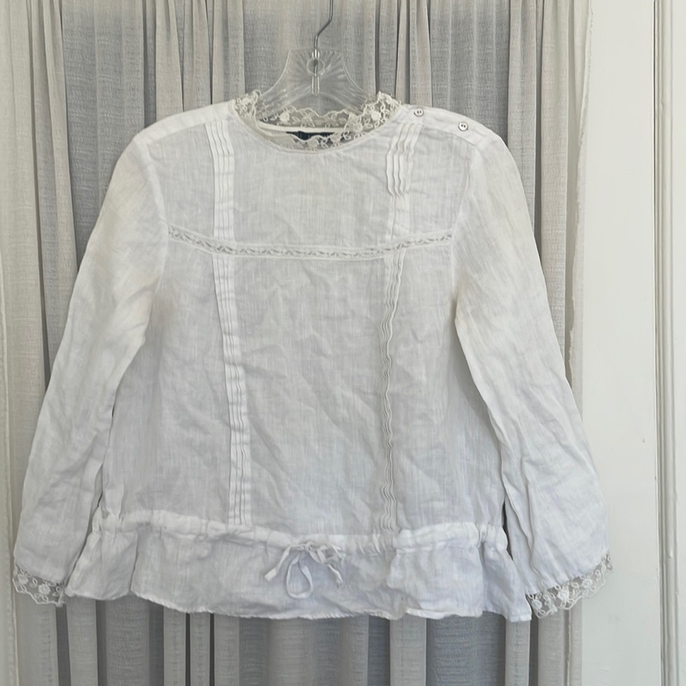 Zara linen blouse